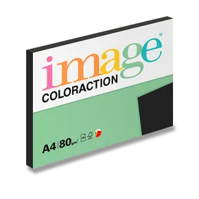 Barevný papír Image Coloraction 80 g, 100 listů, černý
